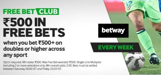 free bet on Betway