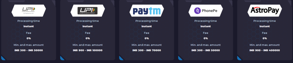 powbet payment methods india